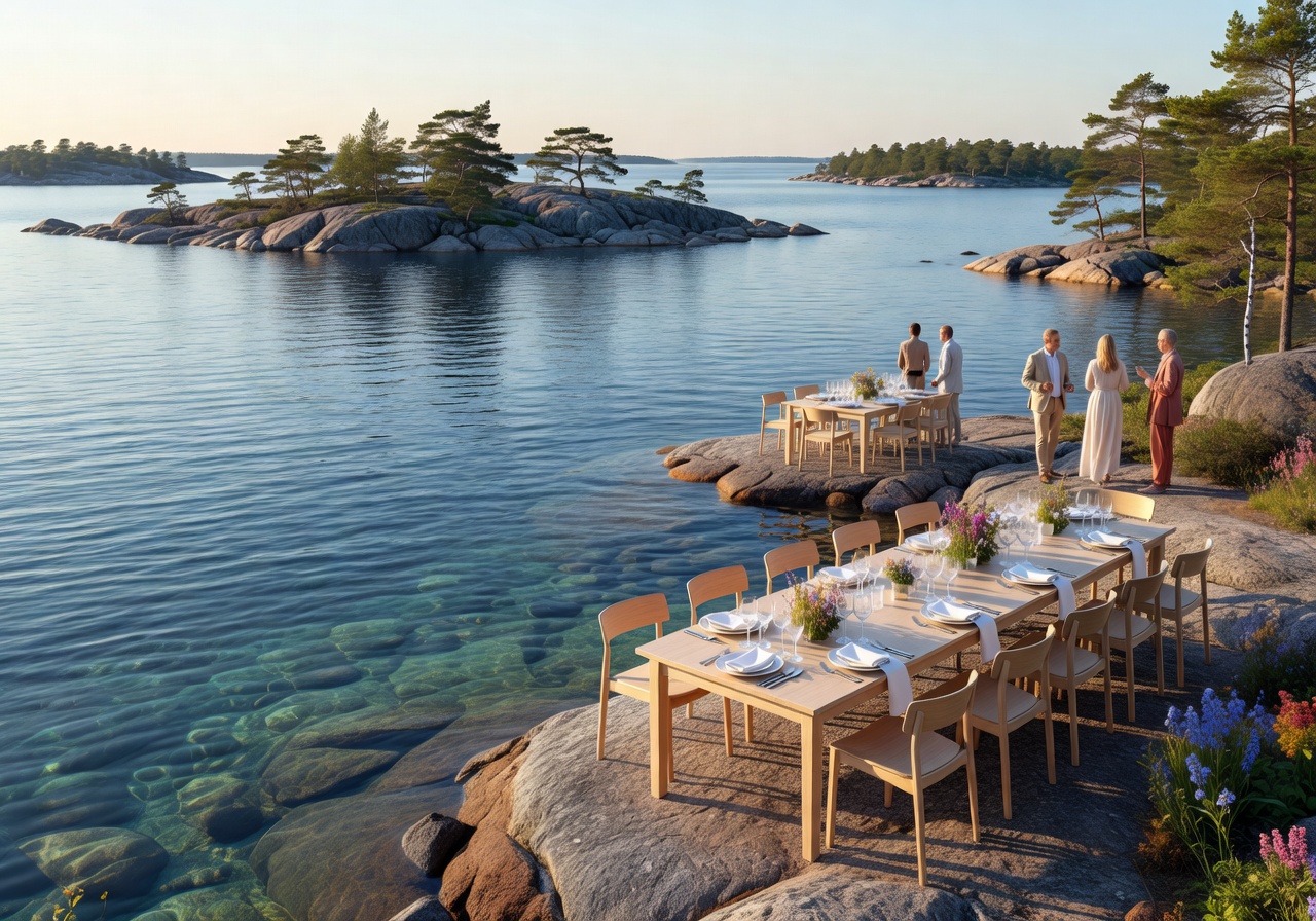 Stunning Finnish archipelago destination with crystal blue waters ideal for exclusive events
